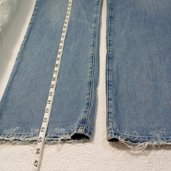 Frame Le Jane Wide Leg Jeans Size 29 Womens Blue Denim - Picture 12 of 13